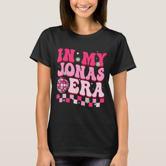 In My Jonas Era Funny Jonas Groovy 80's Men Women  Tシャツ (正面)