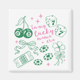 In My Lucky Mama Era Cute St Patricks Day マグネット