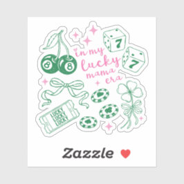 In My Lucky Mama Era Pink St Patricks Day シール