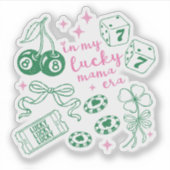 In My Lucky Mama Era Pink St Patricks Day シール (正面)