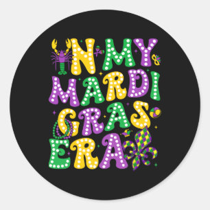 In My Mardi Gras Era Shirts Women 男性へ Kids File ラウンドシール