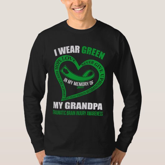In my memory of my grandpa TBI AWARENESS Tシャツ (正面)