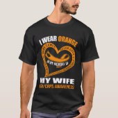 In my memory of my wife RSDCRPS AWARENESS Tシャツ (正面)
