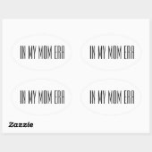 In my mom era 楕円形シール (シート)