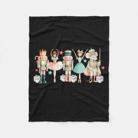 In My Nutcracker Era Ballet Nk Christmas Vibes Wom フリースブランケット (正面)