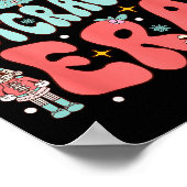 In My Nutcracker Era Groovy Nk Christmas Nutcracke ポスター (角)