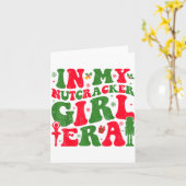 In My Nutcracker Girl Era Groovy Christmas Nutcrac カード (黄色い花)