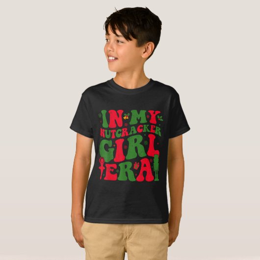 In My Nutcracker Girl Era Groovy Christmas Nutcrac Tシャツ (正面フル)
