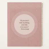 In My Organized EraカスタムプランナーおもしろいBoho Pink プランナー手帳 (裏面)