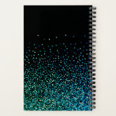 In My Pageant Era | Custom Journal Green Glitter ノートブック (裏面)