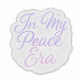 In My Peace Era – 美学やる気を起こさせる引用文 シール (正面)