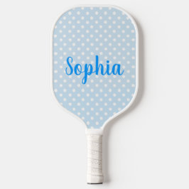 In My Pickleball Era Custom Name Blue Design ピックルボールラケット
