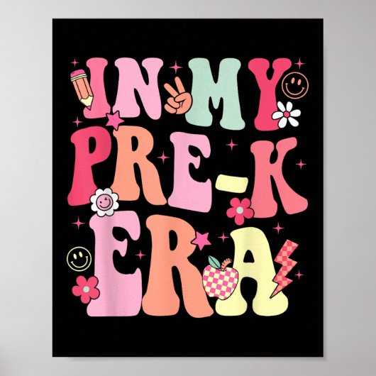 In My Pre-k Eraかわいい先生キッド新学期 ポスター (正面)
