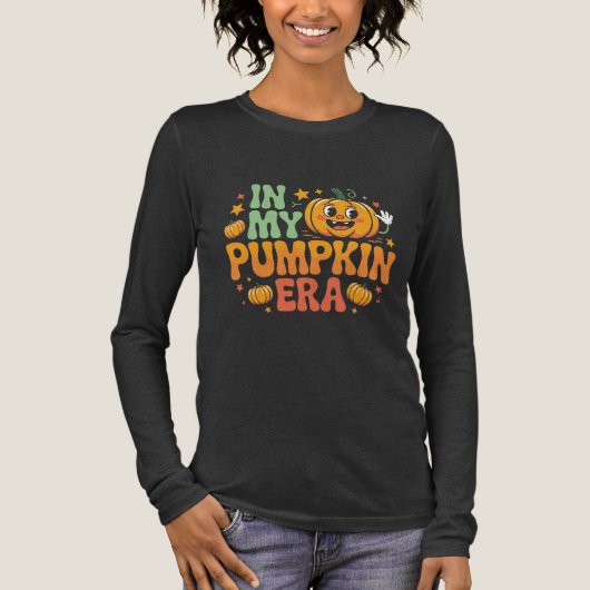 In My Pumpkin Era - Kawaii Halloween Pumpkin  トライブレンドＴシャツ (正面)