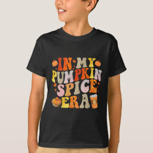 In My Pumpkin Spice Era Groovyおもしろい秋Vibes Th Tシャツ