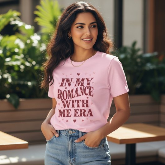 In My Romance With Me Era Retro Valentine's Day Tシャツ