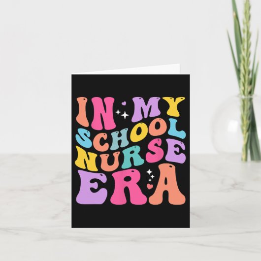 In My School Nurse Era Groovy Back To School  カード (正面)