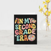 In My Second Grade Era Team 2nd Grade Teacher Back カード (黄色い花)