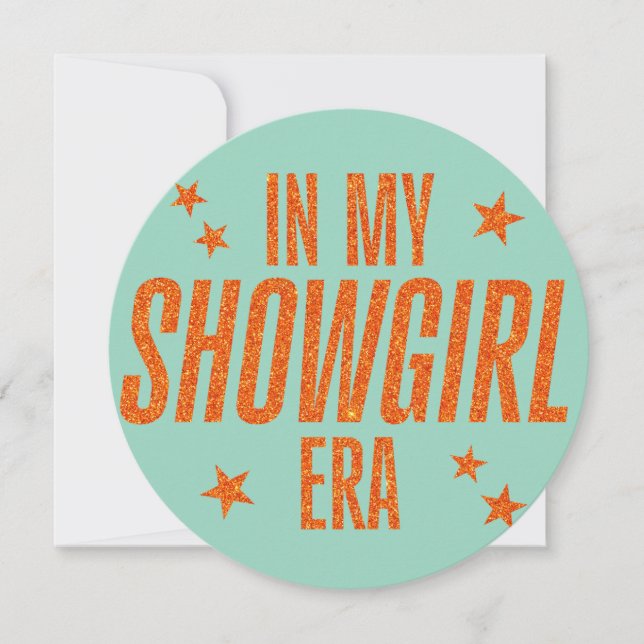 In My Showgirl Era (正面)