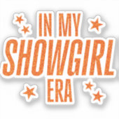 In My Showgirl Era シール (正面)