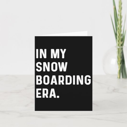 In My Snowboarding Era - Snowboarder - Snowwinter カード (正面)