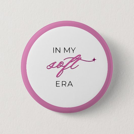 In My Soft Era - Button Pin 缶バッジ (正面)