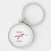 “In My Soft Era – Cute Minimalist Keychain” キーホルダー (正面)