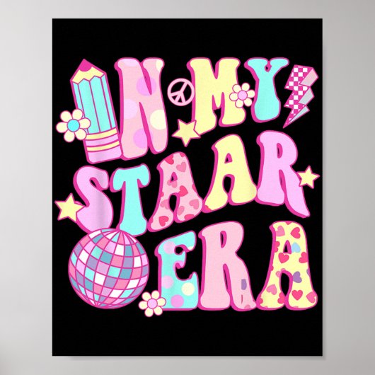 In My Staar Eraディスコ先生学生試験日 ポスター (正面)