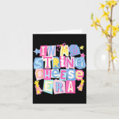 in My String Retro Cheese Era Mom Women Mothers カード (黄色い花)