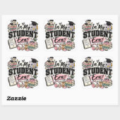 In My Student Era – Cute College Student Graduatio スクエアシール (シート)