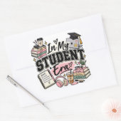 In My Student Era – Cute College Student Graduatio スクエアシール (封筒)