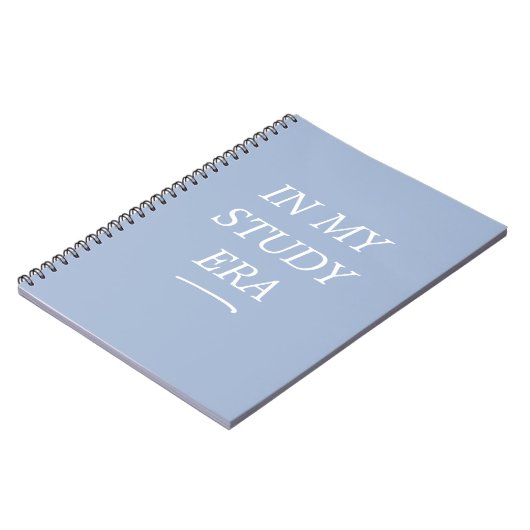 In My Study Era Blue Spiral Notebook ノートブック (左側)