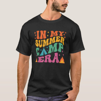 In My Summer Camp Era おもしろい Summer Camp男性へ Wo Tシャツ