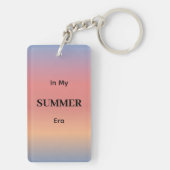 In My Summer Era Gradient Sunrise Color Acrylic キーホルダー (裏面)