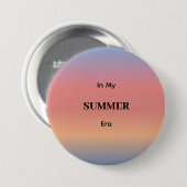 In My Summer Era Gradient Sunrise Color Button 缶バッジ (正面&裏面)