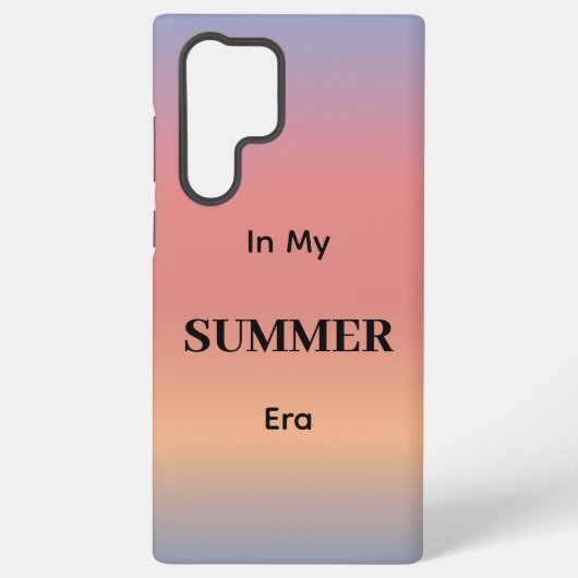 In My Summer Era Gradient Sunrise Color Samsung Galaxyケース (裏面)