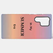 In My Summer Era Gradient Sunrise Color Samsung Galaxyケース (裏面横)