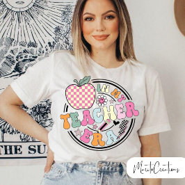 In My Teacher Era Floral, Retro Teacher's Tシャツ