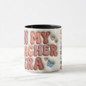 In My Teacher Era Puffy 3D Retro 11oz Combo Mug マグカップ (中央)