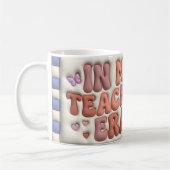 In My Teacher Era Retro Classic 11oz Mug コーヒーマグカップ (左)