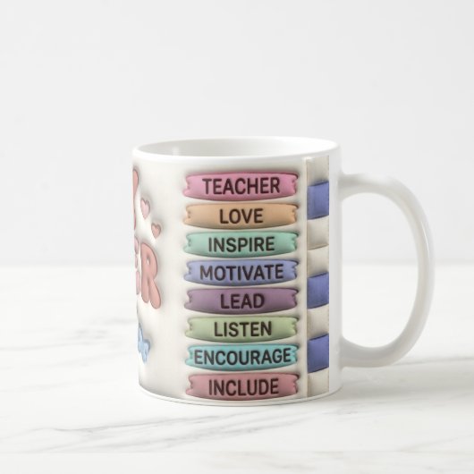 In My Teacher Era Retro Classic 11oz Mug コーヒーマグカップ (右)