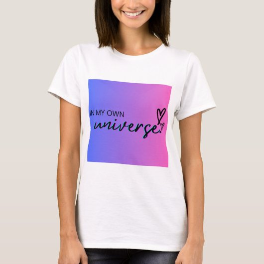 In My UniverseのTシャツ Tシャツ (正面)