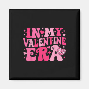 In My Valentine EraレトロValentines Day Women Hea マグネット