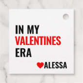 In My Valentines Era Taylor インスパイア Valentine フェイバータグ (裏面)