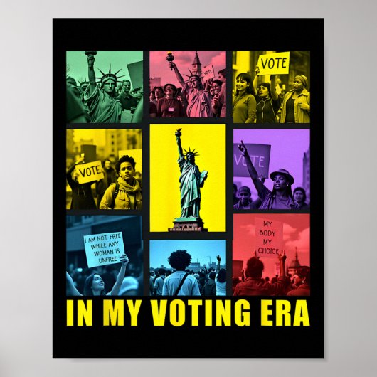 In My Voting Era Harris Wheimer 2024 大統領の ポスター (正面)