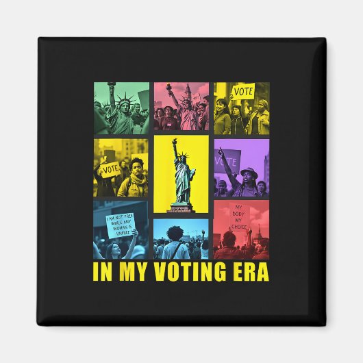 In My Voting Era Harris Wheimer 2024 大統領の マグネット (正面)