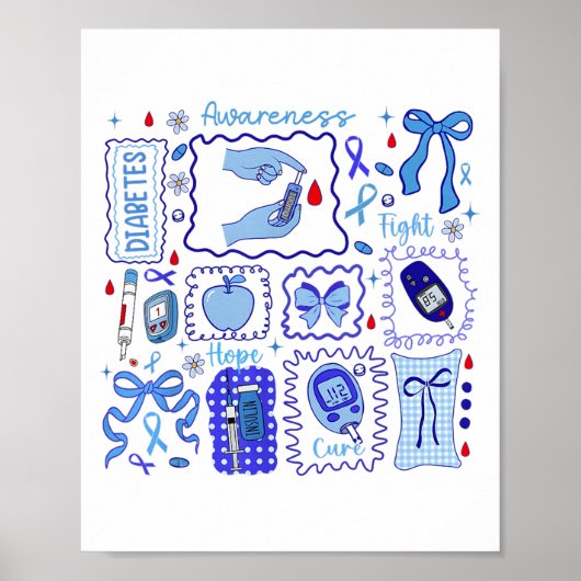 In November We Wear Blue Diabetes Awareness Fight  ポスター (正面)