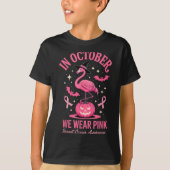In October We Wear Nk Flamingo Halloween Tシャツ (正面)