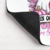 In October We Wear Nk Ghost Halloween Breast Cance マウスパッド (コーナー)