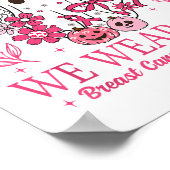 In October We Wear Nk Halloween Breast Cancer Awar ポスター (角)